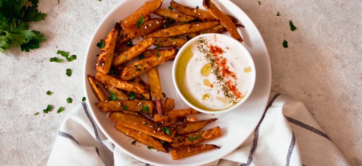 Baked sweet potato fries