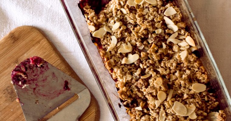 Sugar-free blackberry crisp