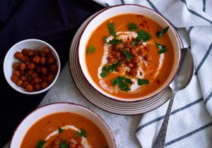 Supă cremă de cartofi dulci