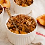 Peach and Almond Crumble
