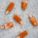 4-ingredient Peaches and cream popsicles