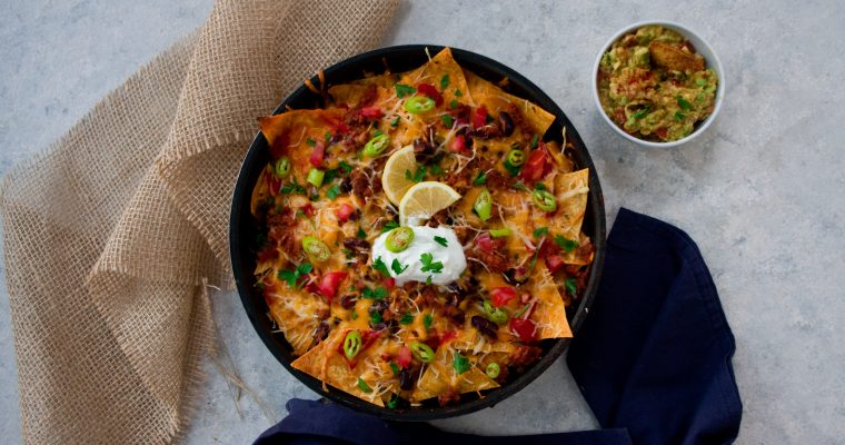 Chili Cheese Nachos Skillet