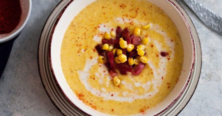 Creamy Corn and Bacon Soup