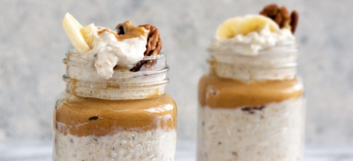 Peanut Butter Banana Overnight Oats