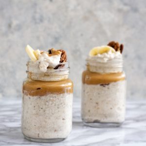 Peanut Butter Banana Overnight Oats