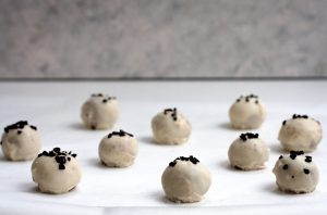 White chocolate coffee truffles