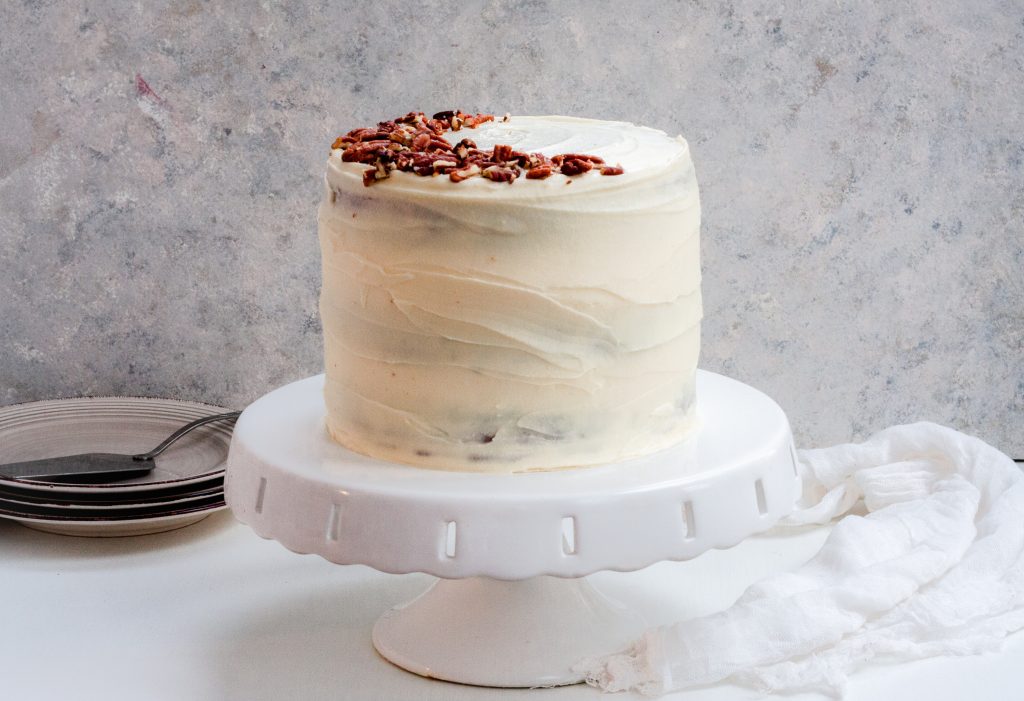 Carrot Cake with White Chocolate Cream Cheese Frosting Bakewell