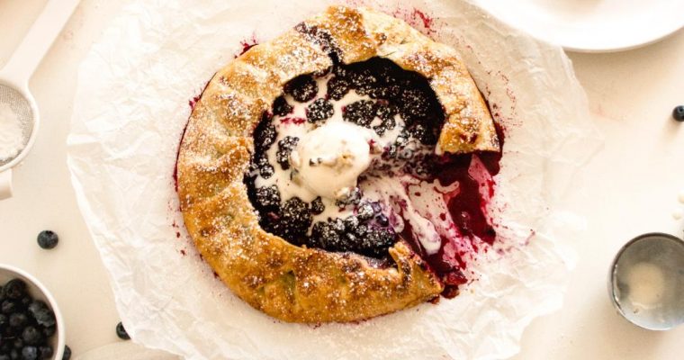 Galette cu fructe de pădure