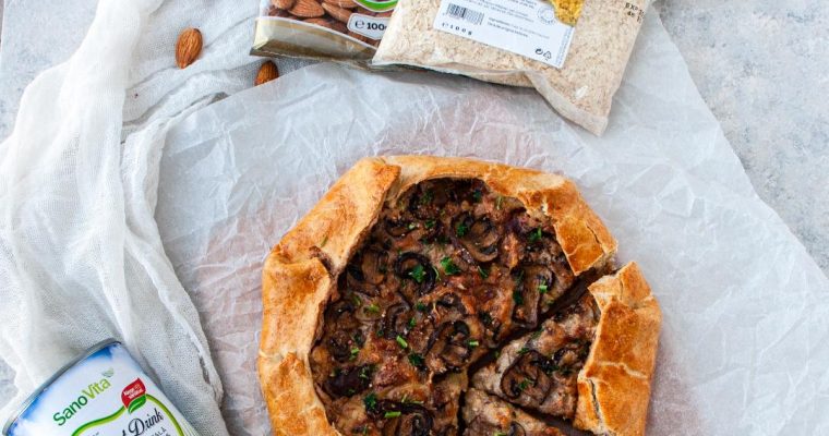 Mushroom, Leek and Gruyere Galette