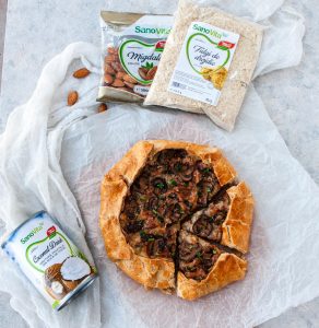 Galette cu ciuperci, praz și gruyere